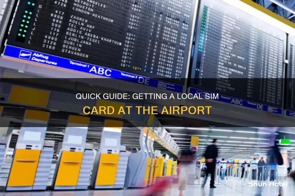 how to get sim card at airport