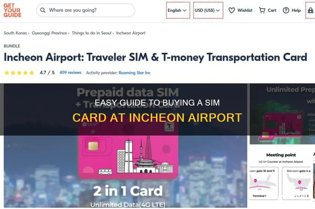how to get sim card at incheon airport