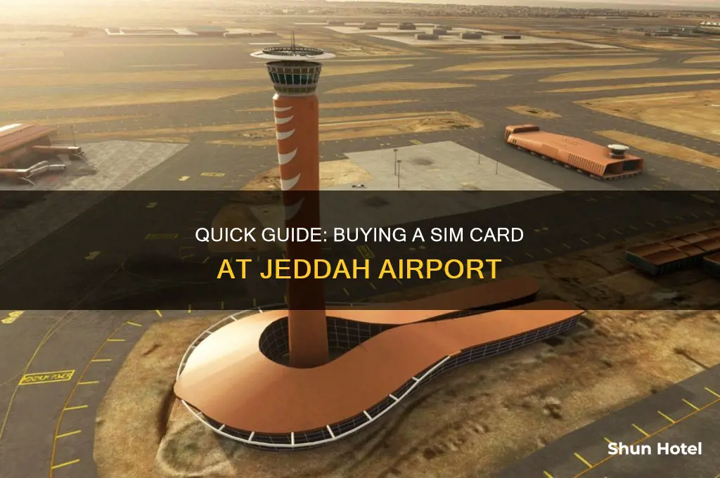 how to get sim card at jeddah airport