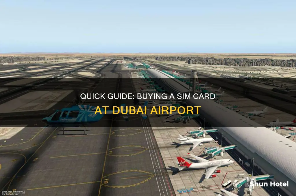 how to get sim card in dubai airport