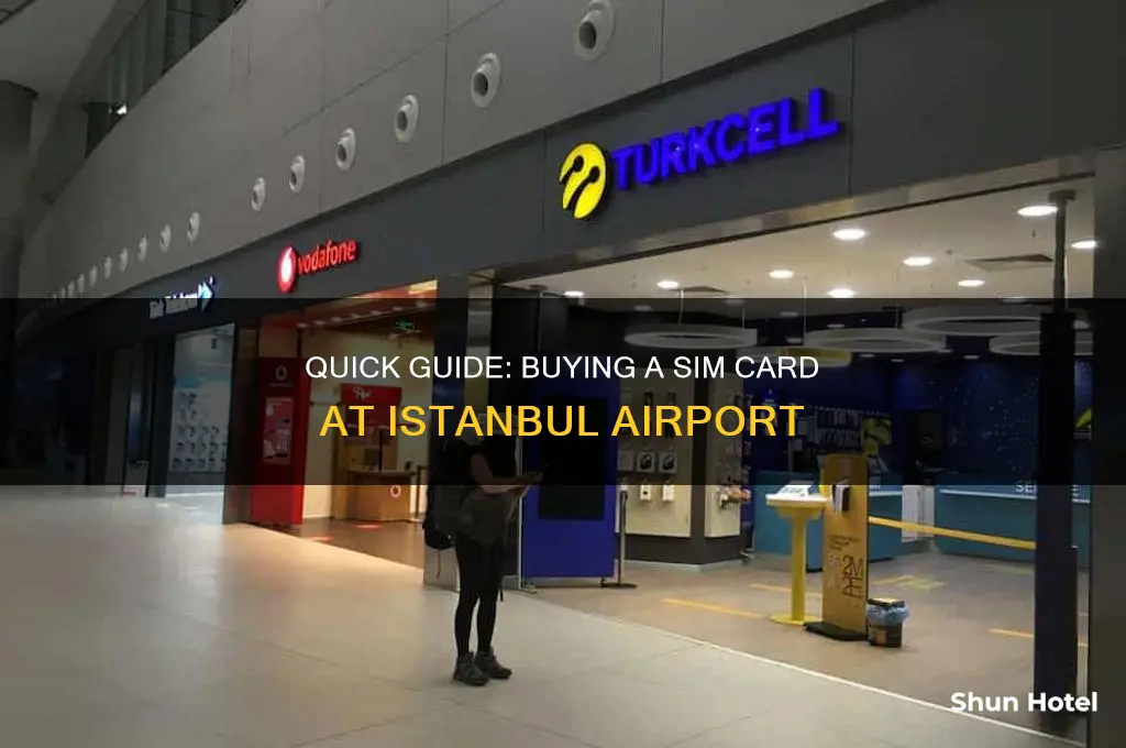 how to get sim card in istanbul airport