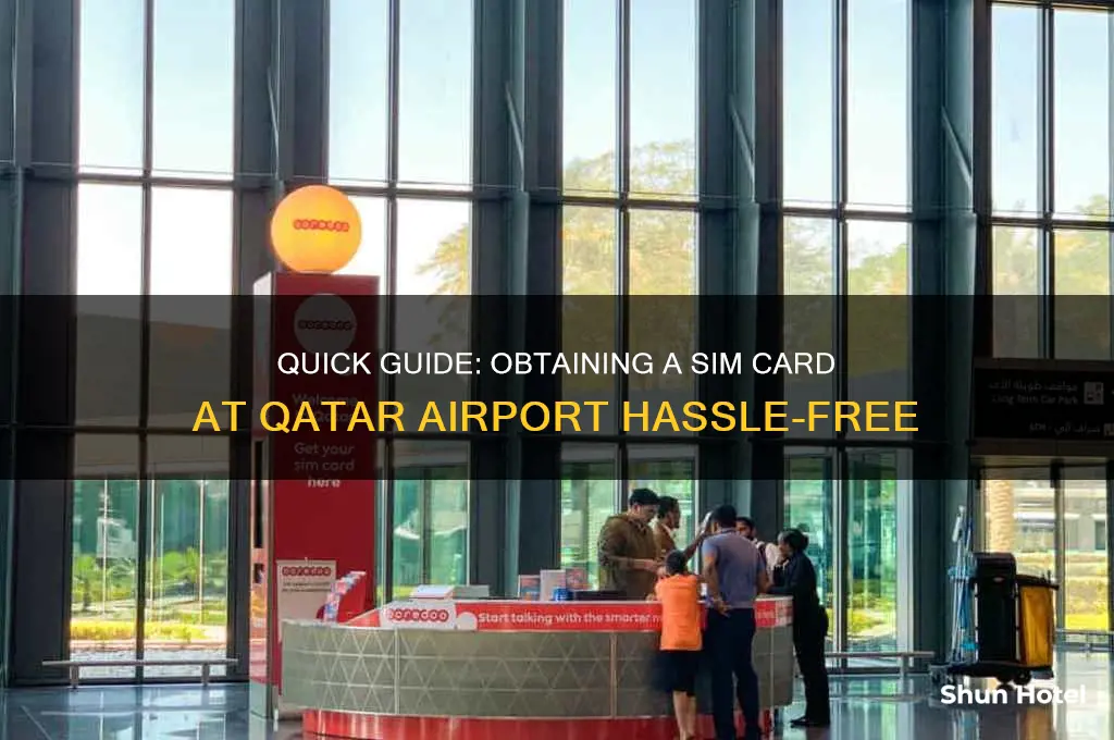 how to get sim card in qatar airport
