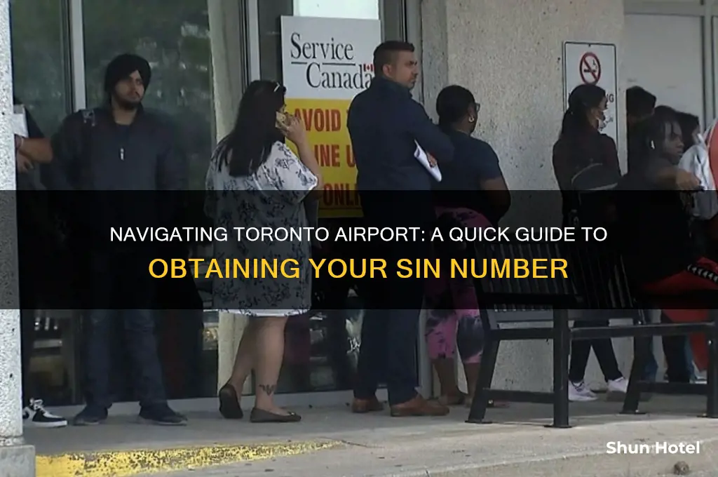 how to get sin number in toronto airport