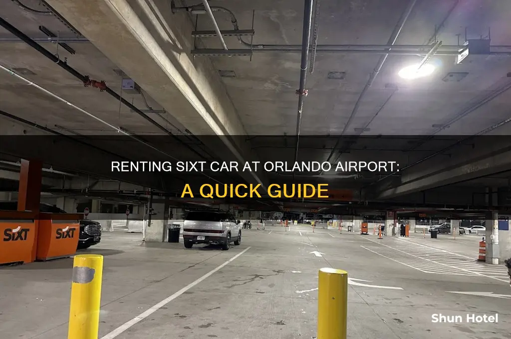 how to get sixt rental car at orlando airport