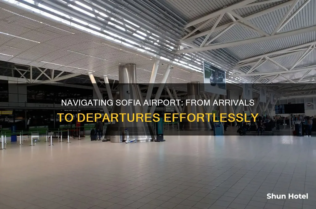 how to get sofia departures from arrrival at sofia airport