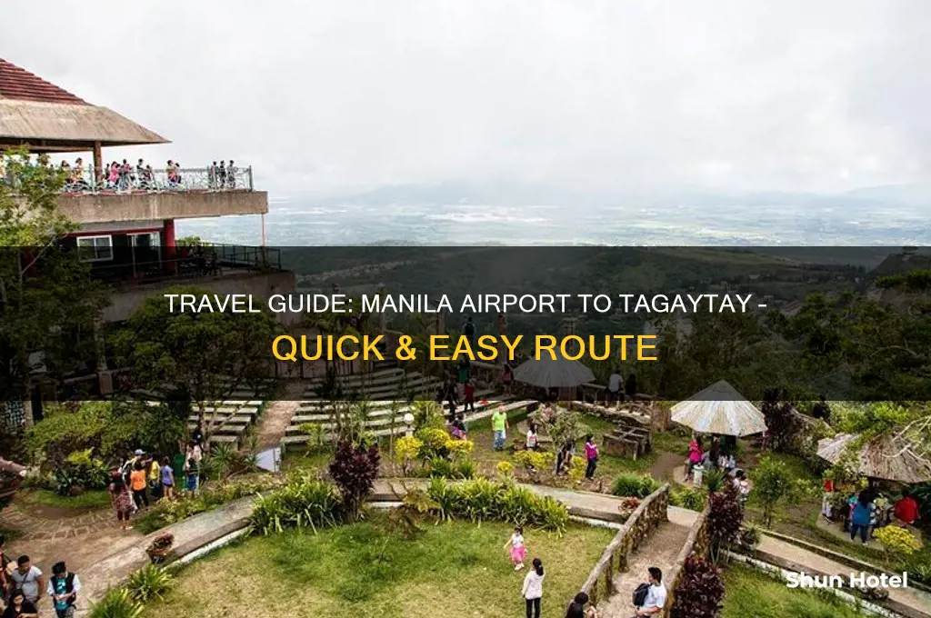 how to get tagaytay from manila airport