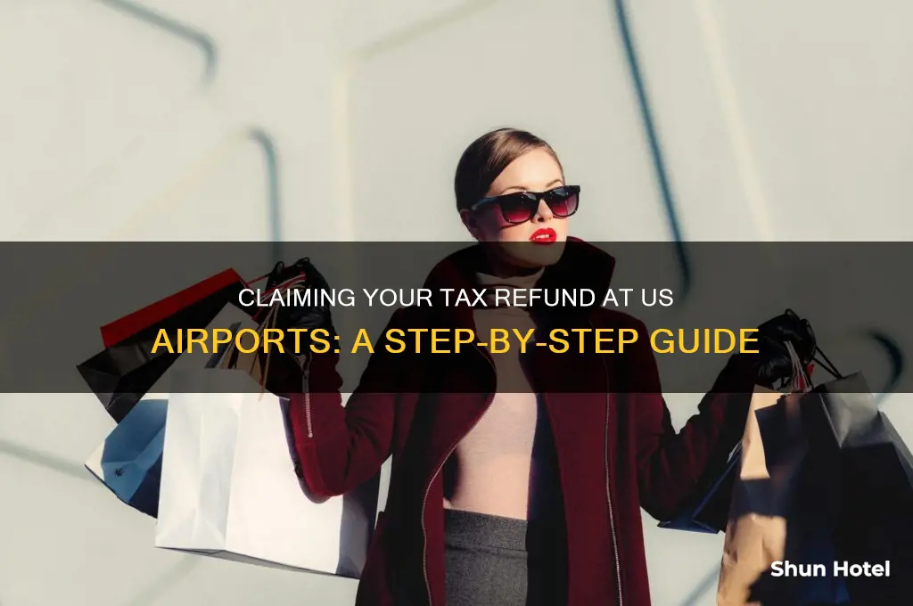 how to get tax back at airport usa