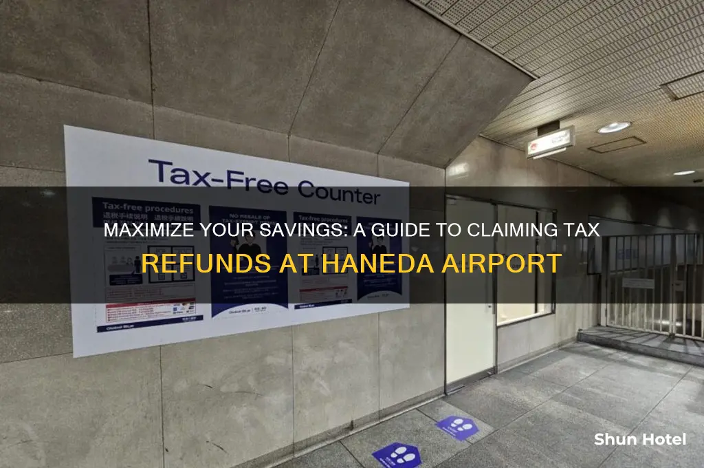 how to get tax refund at haneda airport