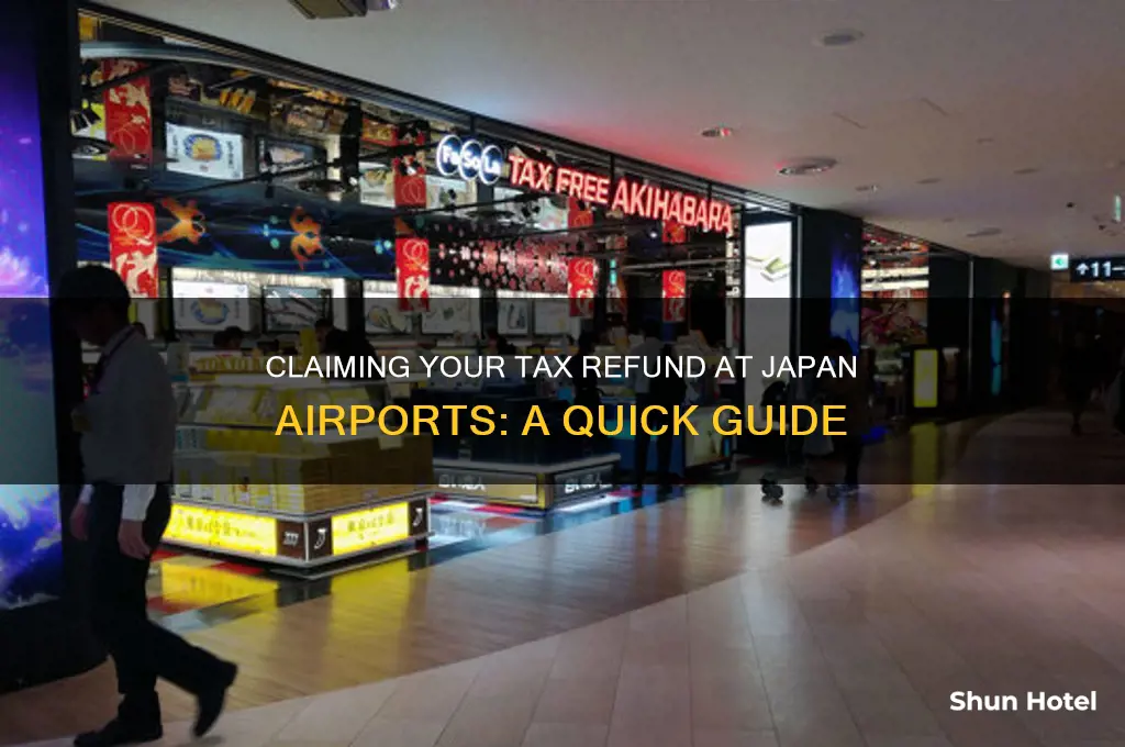 how to get tax refund in japan airport
