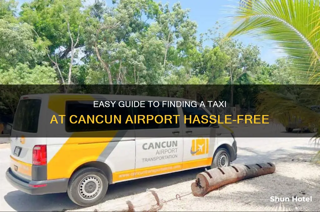 how to get taxi at cancun airport