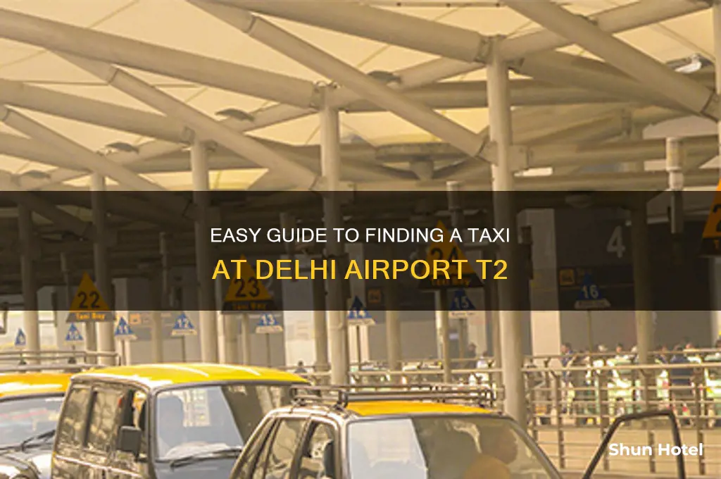 how to get taxi at delhi airport t2