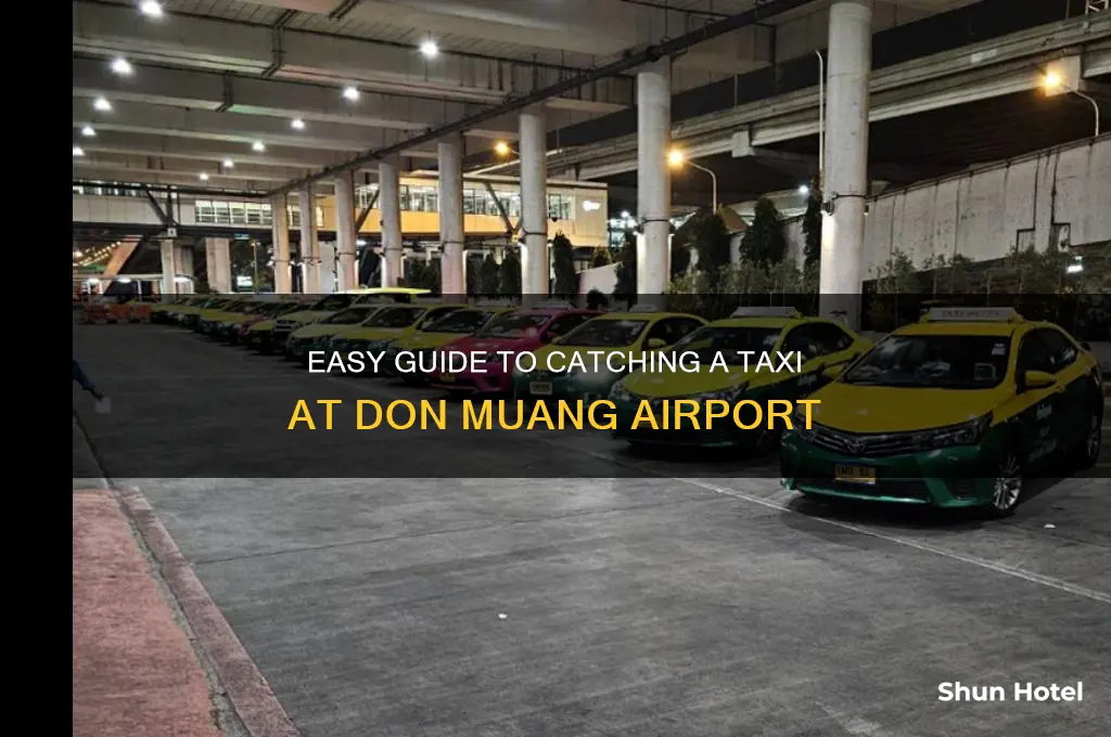 how to get taxi at don muang airport