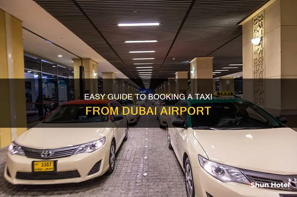 how to get taxi from dubai airport