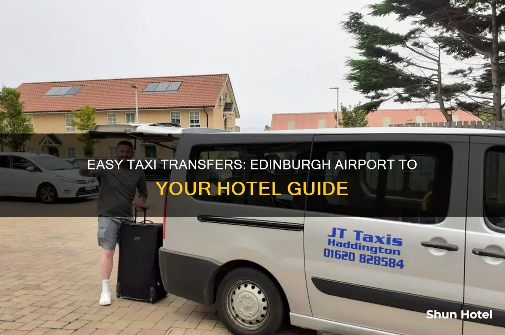 how to get taxi from edinburgh airport to my hotel