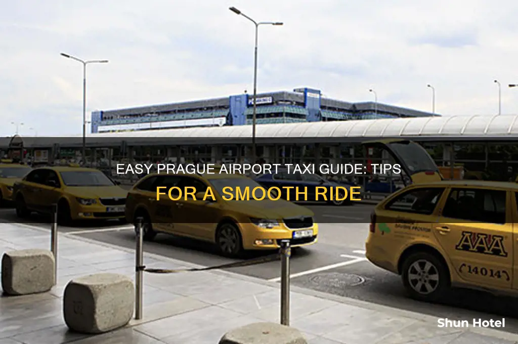 how to get taxi from prague airport
