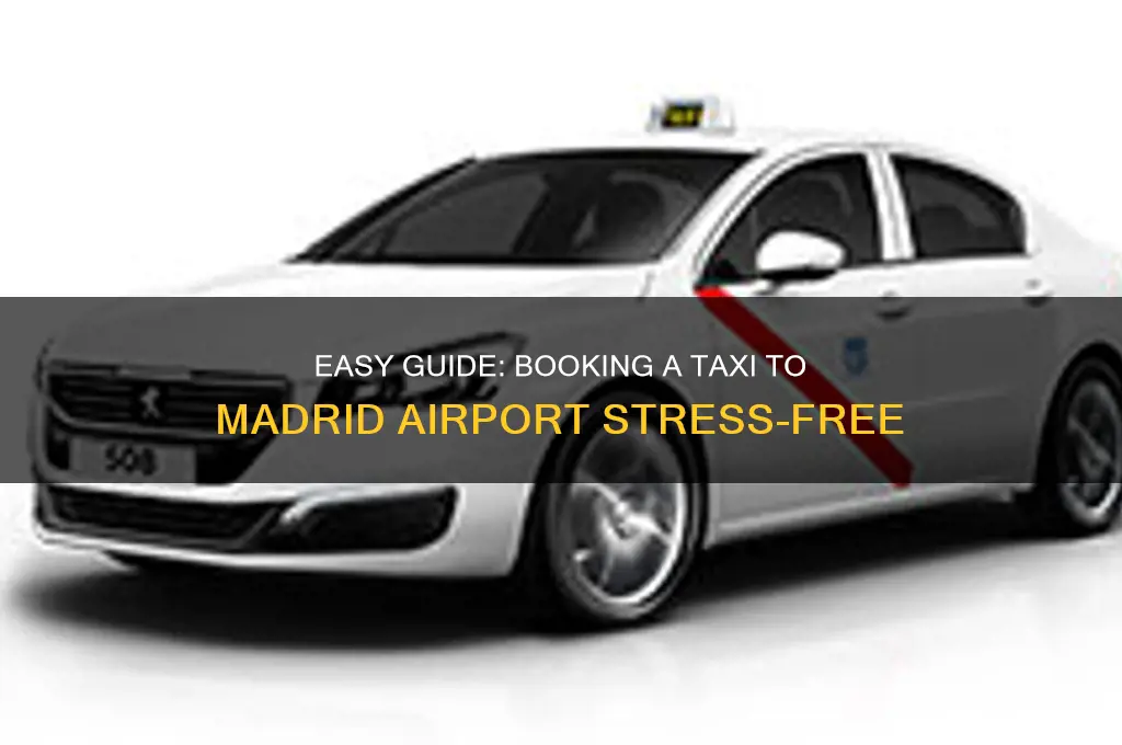 how to get taxi to airport madrid