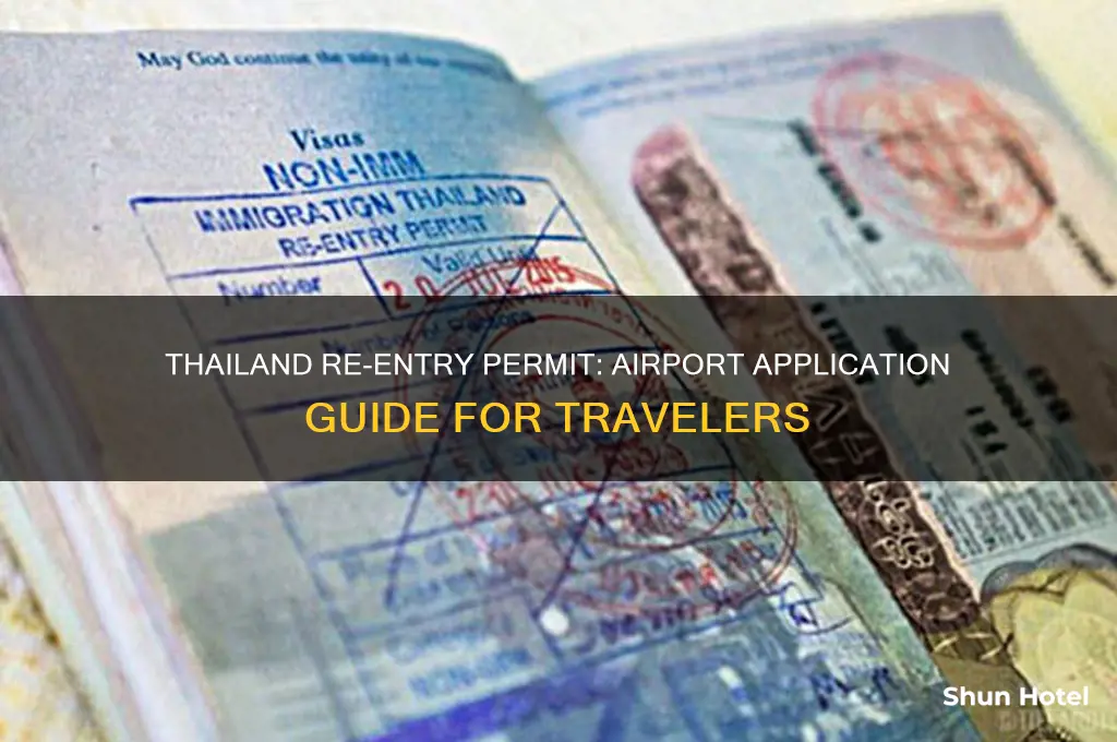 how to get thailand re entry permit at airport