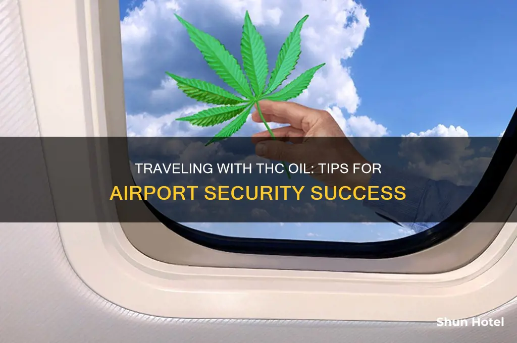 how to get thc oil through airport