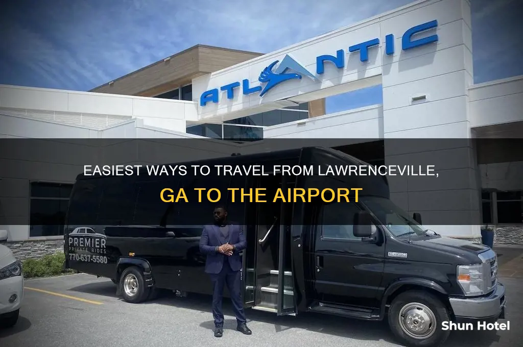 how to get the airport from lawrenceville ga