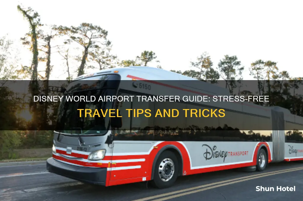 how to get the disney world transfer from the airport