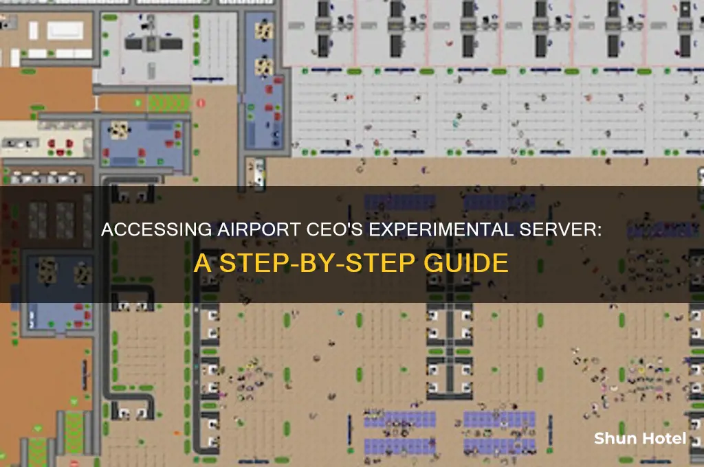 how to get the expermental airport ceo sever