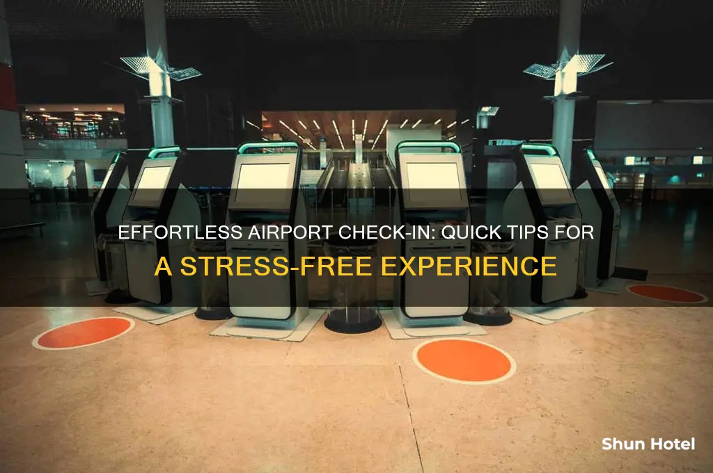 how to get through airport check in quickly
