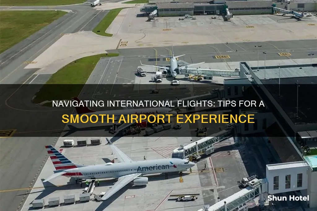 how to get through airport on international flight