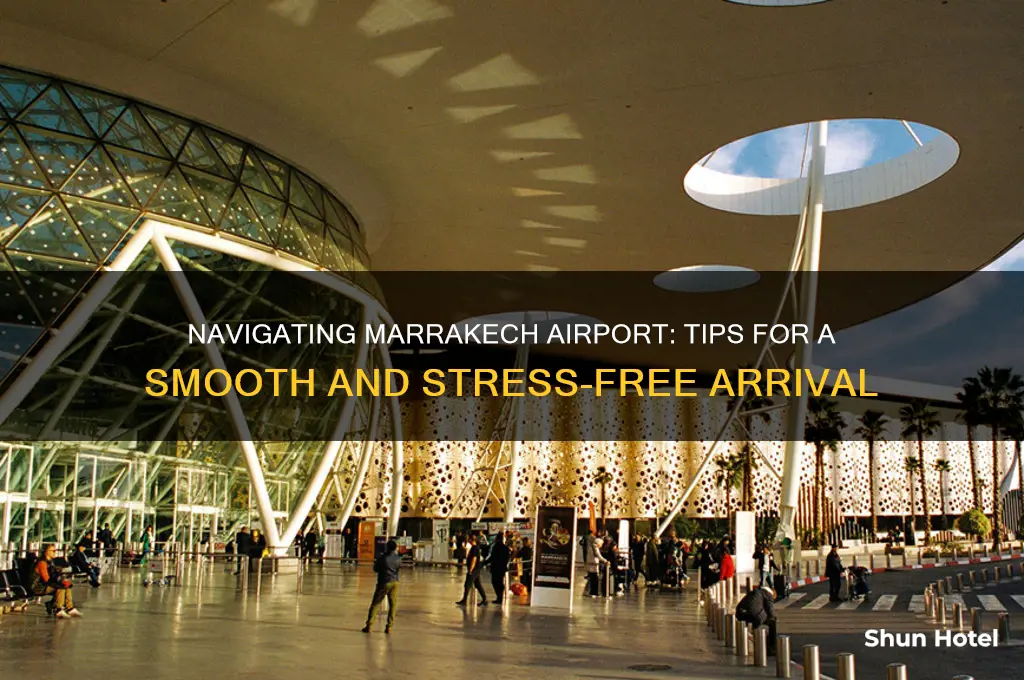 how to get through marrakech airport