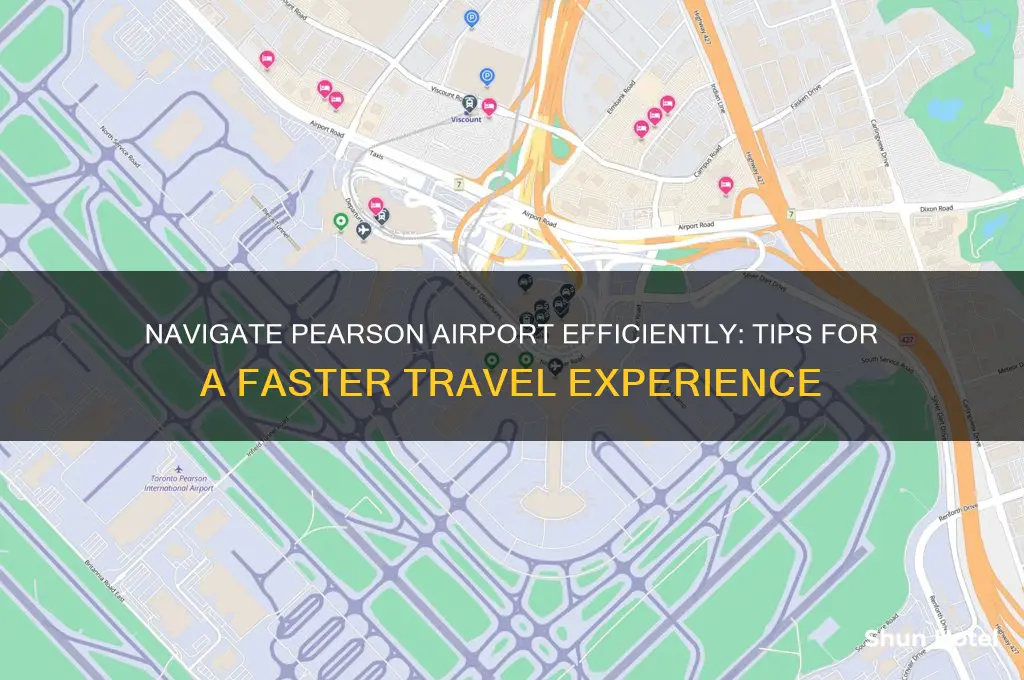 how to get through pearson airport faster