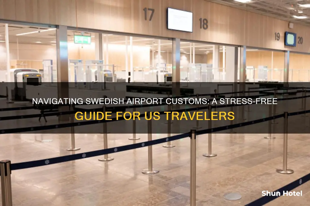 how to get through swedish airport customs from us