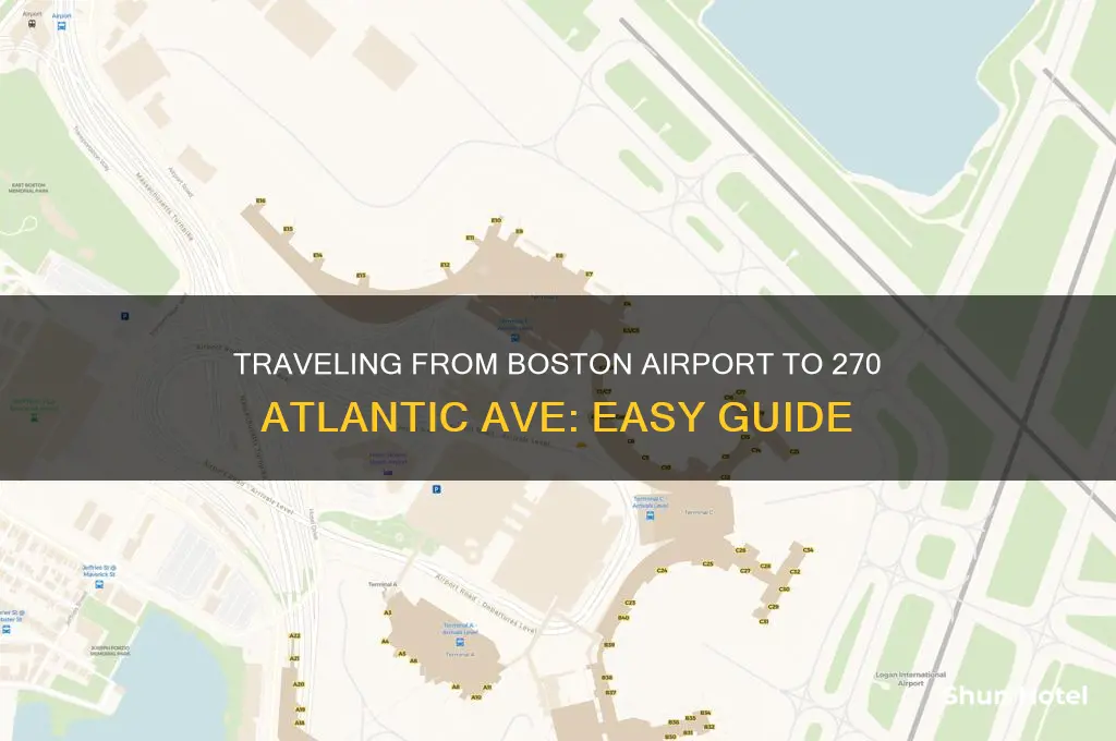 how to get to 270 atlantic ave boston from airport