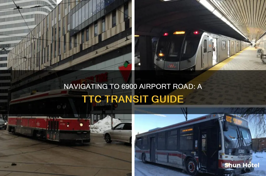 how to get to 6900 airport road by ttc