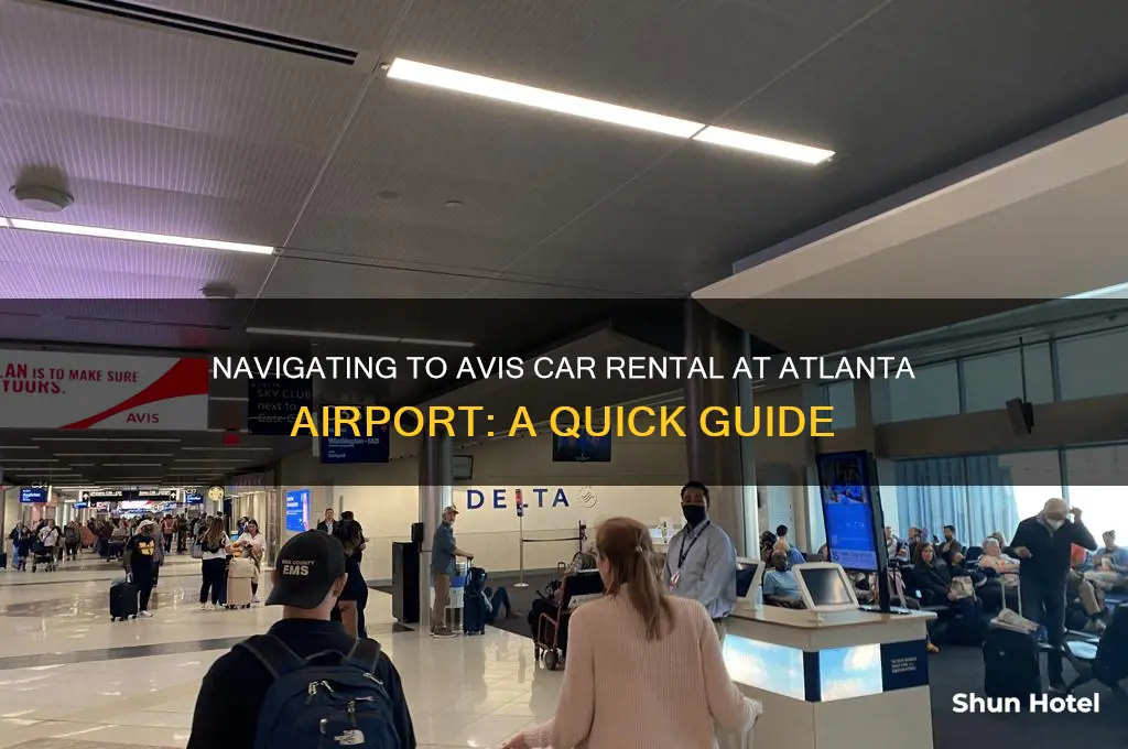 how to get to a avis at atlanta airport