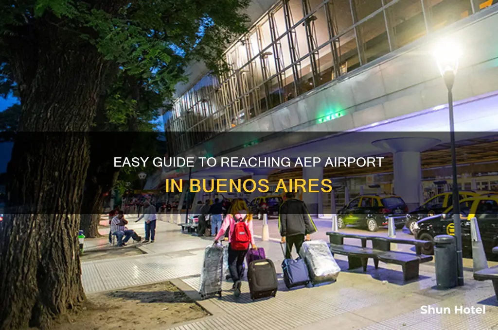 how to get to aep airport buenos aires