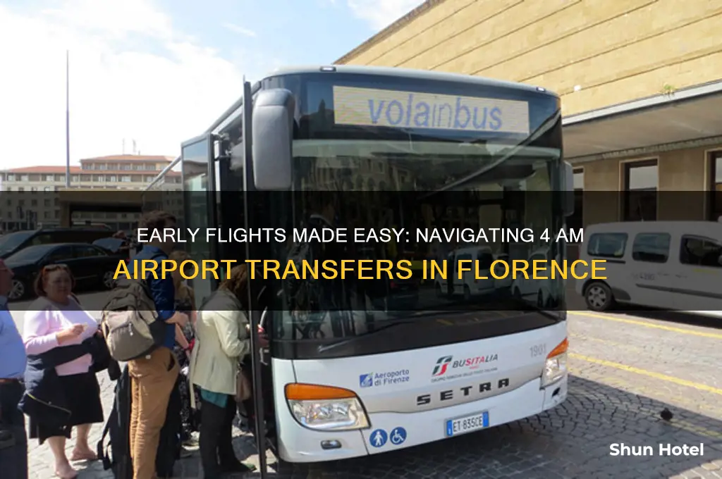how to get to airport at 4am in florence
