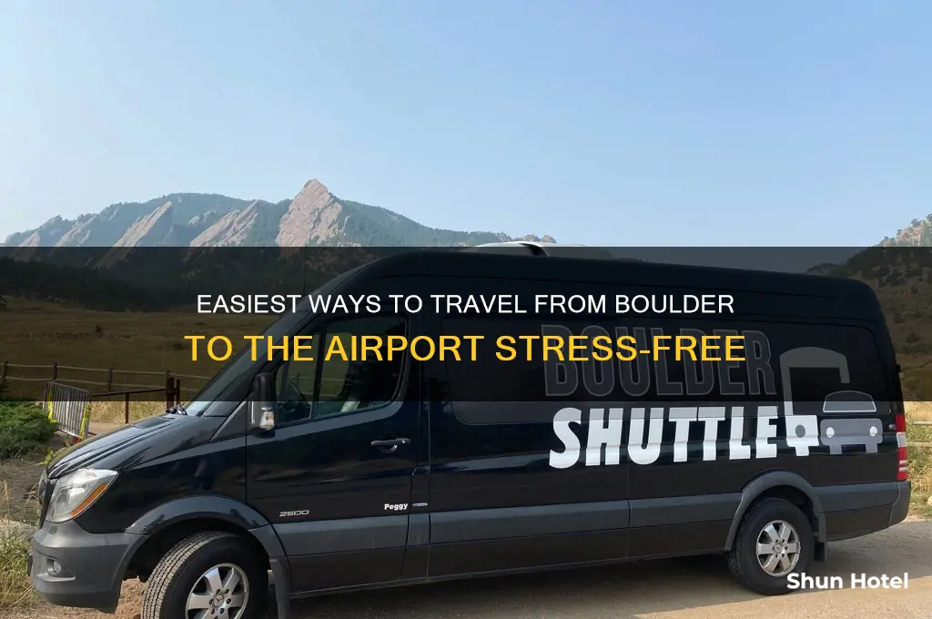 how to get to airport from boulder