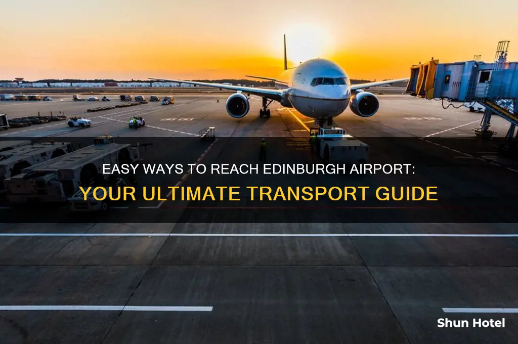 how to get to airport from edinburgh