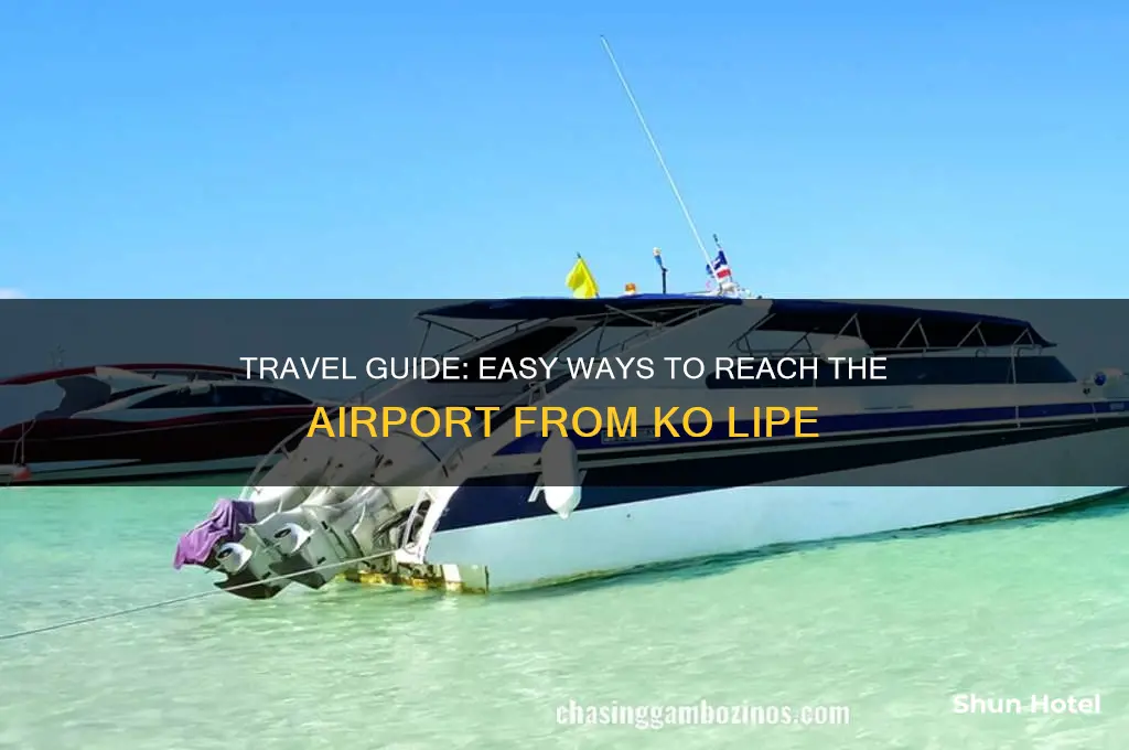 how to get to airport from ko lipe