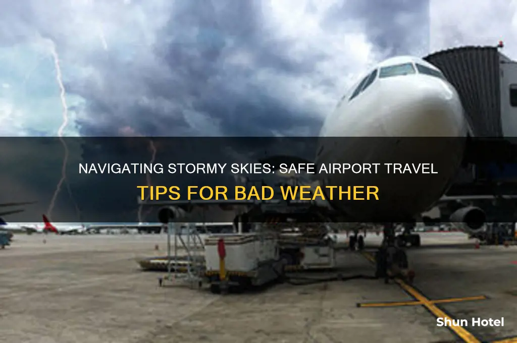 how to get to airport in bad weather