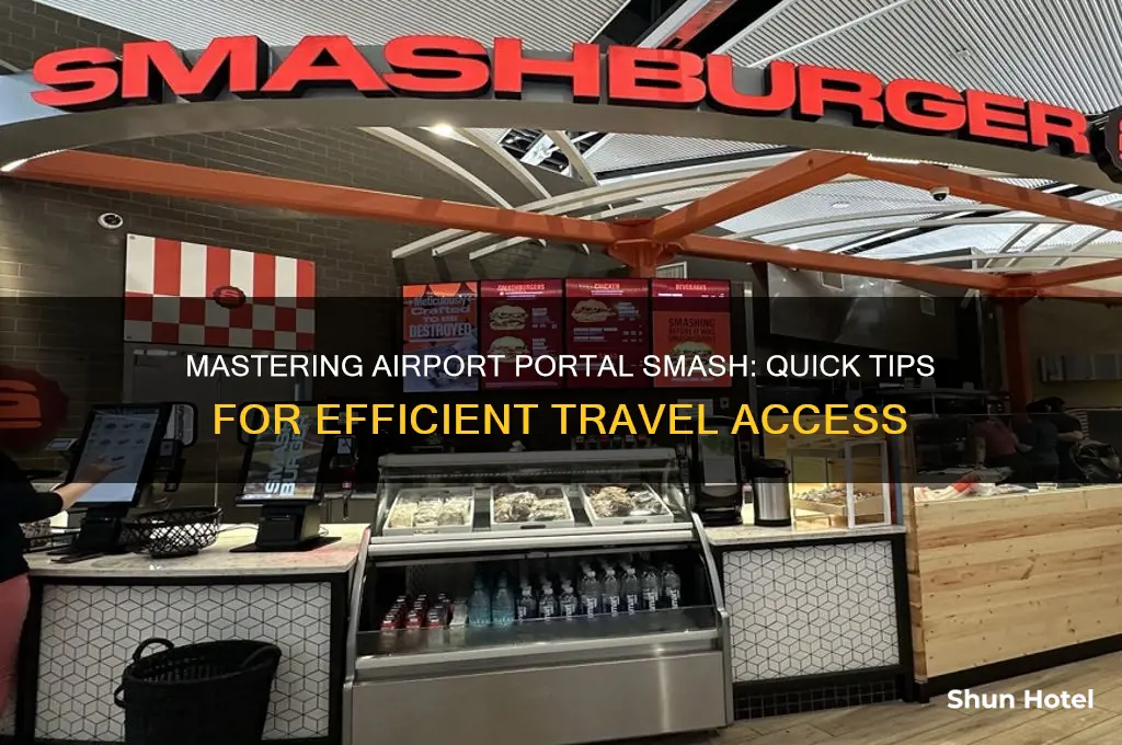 how to get to airport portal smash