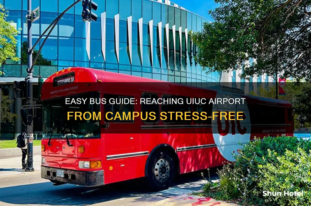 how to get to airport uiuc by bus