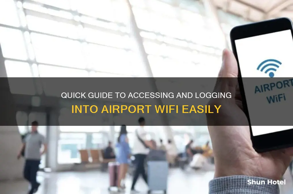 how to get to airport wifi login