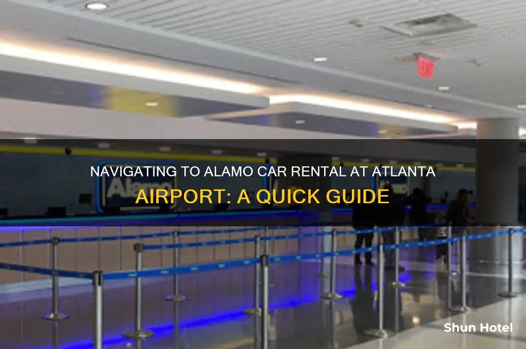 how to get to alamo car rental at atlanta airport