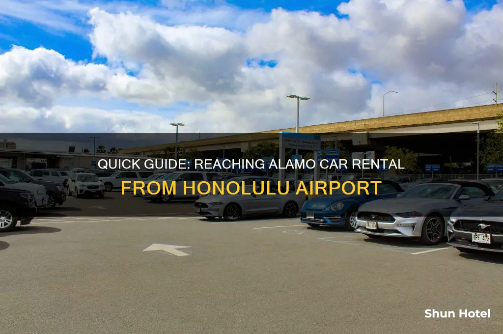 how to get to alamo car rental from honolulu airport