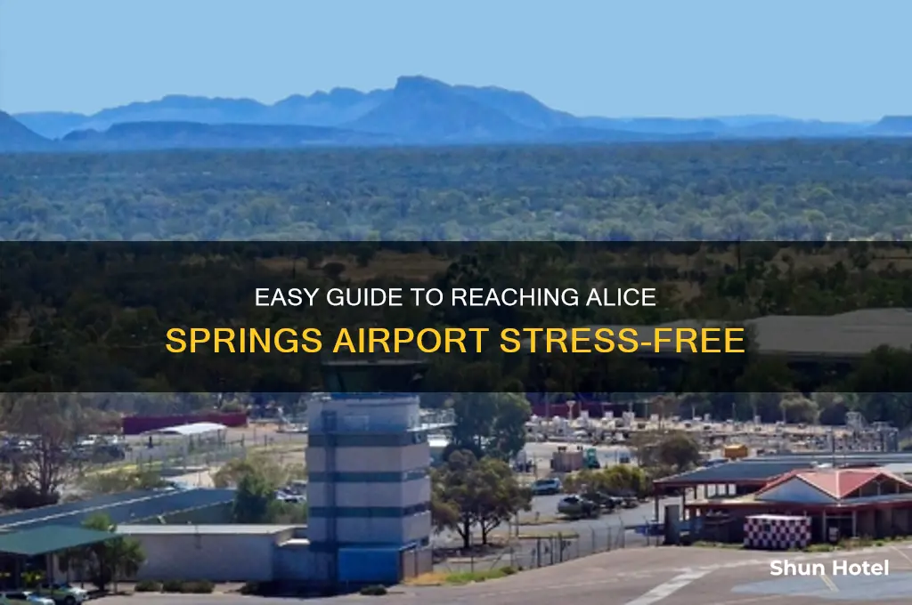 how to get to alice springs airport