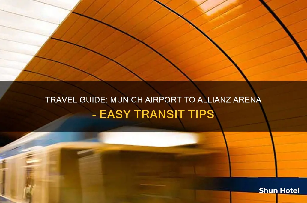 how to get to allianz arena from munich airport