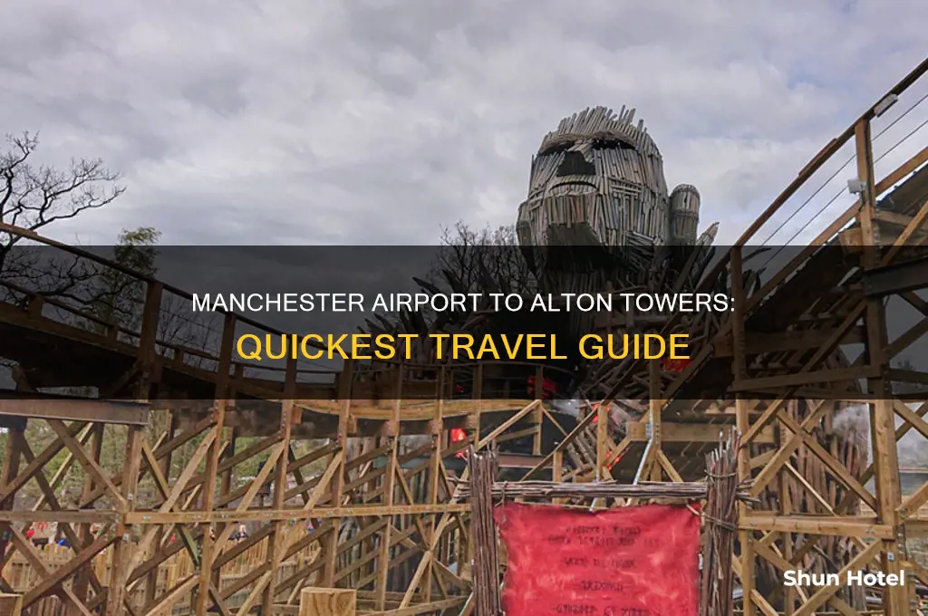 how to get to alton towers from manchester airport