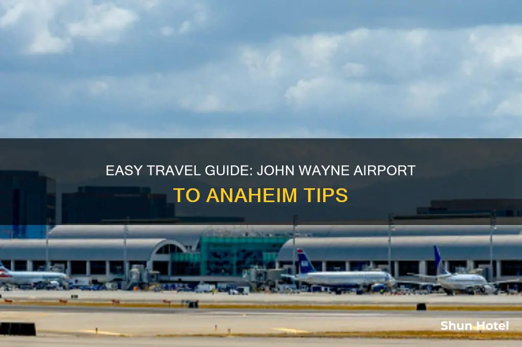 how to get to anaheim from john wayne airport