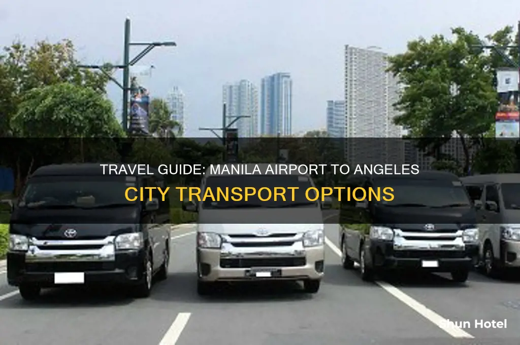 how to get to angeles city from manila airport