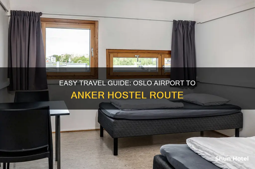 how to get to anker hostel from oslo airport